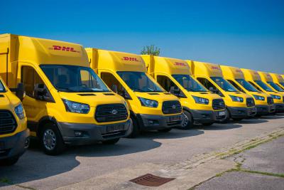 DHL Post Streetscooter Elektro-Lieferwagen