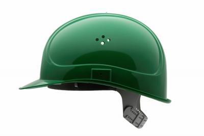 Grüner Sicherheitshelm ohne Erdöl
