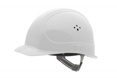 Weisser Sicherheitshelm ohne Erdöl